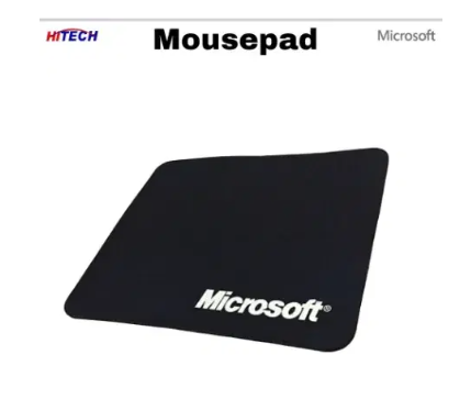 Black Square Soft Mousepad